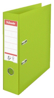 Ordner Esselte Vivida No.1 75mm PP A4 groen met Power Nr.1 mechaniek
