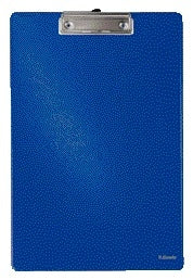 Klembord Esselte PP A4 Blauw met Penlus en Opbergvak