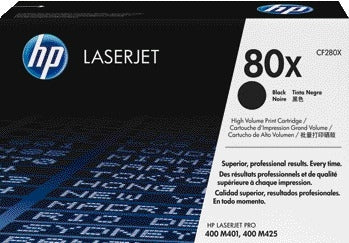 HP CF280X 80X Zwarte Tonercartridge voor hoge capaciteit printen