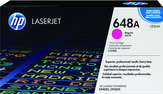HP CE263A 648A Rode Tonercartridge voor levendige kleuren