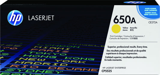 HP 650A Geel Tonercartridge 15000 pagina’s, grote capaciteit