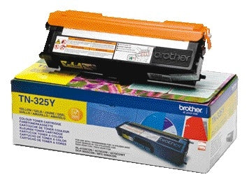 Toner Brother TN-325Y Geel - 3500 Pagina’s, Origineel voor Brother printers