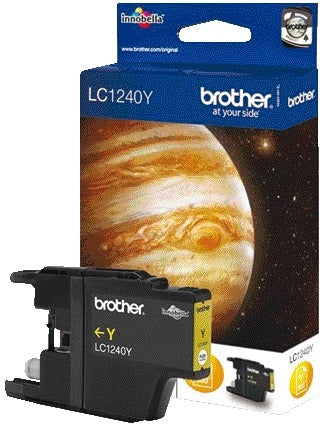 Brother LC-1240Y Gele Inktcartridge voor Hoge Capaciteit