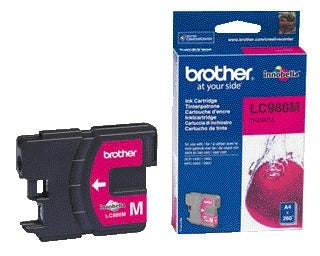 Brother LC-980M Rood Inktcartridge - Gemiddelde Pagina Capaciteit