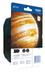 Brother LC-1240BKBP2 Zwarte Inktcartridge 2 stuks