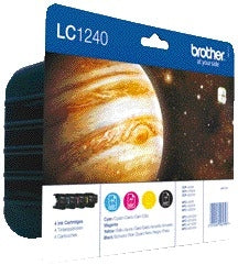 Brother LC-1240VALBP Zwart + 3 Kleuren Inktcartridge - Multi Pack