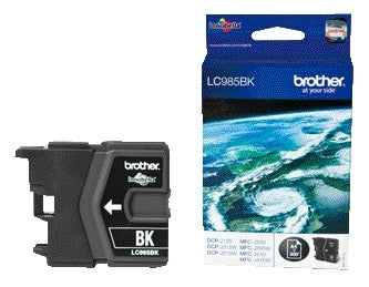 Brother LC-985BK Zwart Inktcartridge voor Brother printers