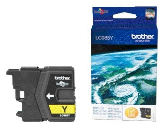 Brother LC-985Y Geel inktcartridge voor Brother printers