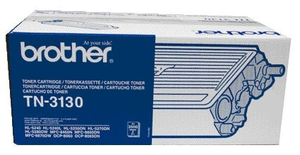 Brother TN-3130 Zwart Toner | Origineel, 3500 Pagina's