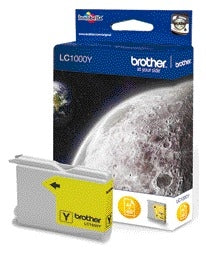 Brother LC-1000Y Gele Inktcartridge voor Hoge Capaciteit