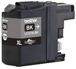 Brother LC-127XLBK Zwart Inktcartridge