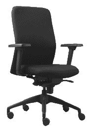 Bureaustoel Euroseats Vigo 002 zwart, NEN1335, synchroonmechaniek