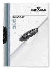 Klemmap Durable Swingclip 2260, Transparant, Voor A4