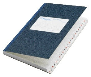 Register Djois 165x105mm gelinieerd 192 pagina’s alfabetisch