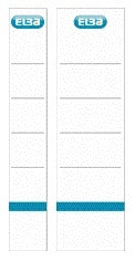 Rugetiketten Elba 30x190mm Wit voor Ordners - 2