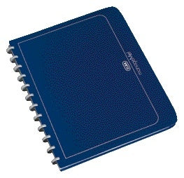 SHOWALBUM Vario-Zipp A4 met Verplaatsbare Showtassen Blauw