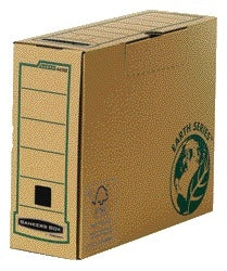 A4 Transfer archiefdoos Bankers Box Earth 100mm met vergrendelbare deksel