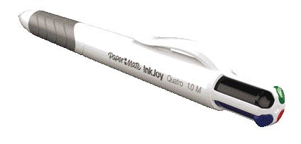 Papermate Inkjoy Quatro Balpen met 4 kleuren – comfortabel en veelzijdig