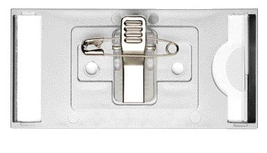 Durable classic congrespeld met magneet 34x74mm, zilvergrijs