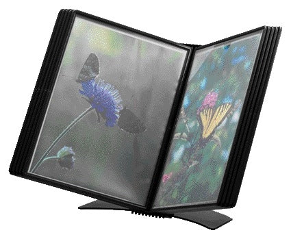 Djois Flex-O-Frame Bureaustandaard A4, 10-tas, zwart
