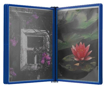 Wandelement Djois Flex-O-Frame A4 met 5 Tasjes Zwart