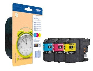 Brother LC-125XLRBWBP Inktcartridge 3-Kleuren XL