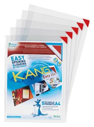 Presenteerhoes Djois Kang Easy Clic A4 Zelfklevend