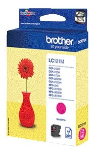Brother LC-121M Rood Inktcartridge