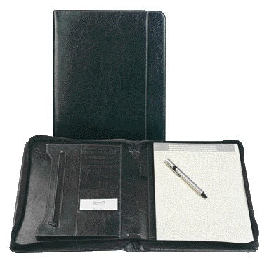 Luxe Schrijfmap Brepols Palermo A4 met Rits Zwart
