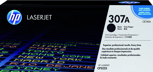 HP CE740A 307A Zwart Tonercartridge