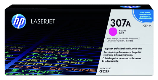 HP CE743A 307A Rode Tonercartridge - Origineel