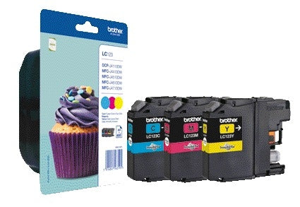 Brother LC-123RBWBP Inktcartridge 3 Kleuren