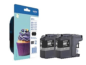 Brother LC-123BKBP2 Zwart + 3 Kleuren Inktcartridge, 600 Pagina’s