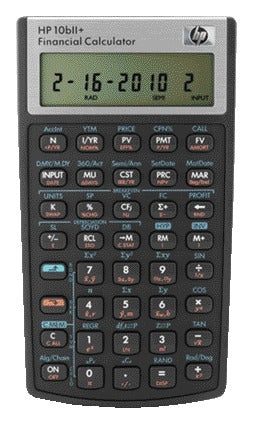 Rekenmachine HP 10BII+ Zakelijke Calculator