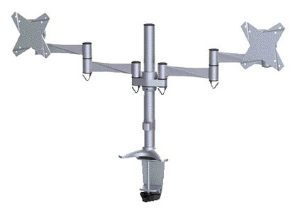 Monitorarm NeoMounts D1330D voor 10-27 inch Schermen, Klem Zilver - 3