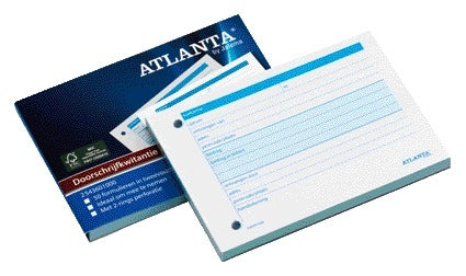 Kwitantieboekje Djois Atl A6 Doorschrijf 50x2vel