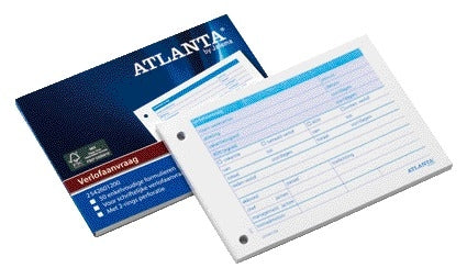 Verlofaanvraag Djois Atl A6 105x148mm 50 Vel