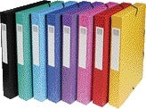 Elastobox Exacompta A4 40mm 600g assorti