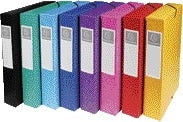 Exacompta Elastobox A4 60mm, 600gr, assorti kleuren