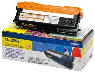 Toner Brother TN-325Y Geel - 3500 Pagina’s, Origineel voor Brother printers - 2