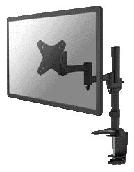 Neomounts D1330 Monitorarm 10-24 inch Klem Doorvoer Zwart