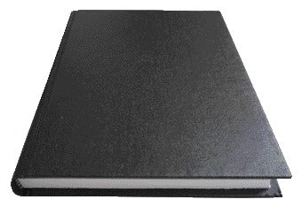 Qbasic Harde Kaft A5 Lijnschrift 160 Pagina's Zwart