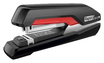 Rapid Supreme S17 nietmachine 30 vel zwart/rood