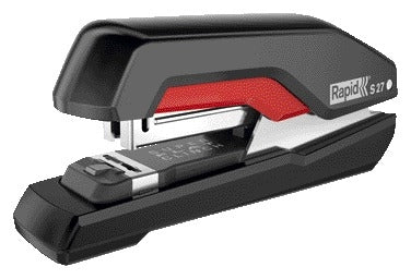 Bureaunietmachine Rapid Supreme half-strip zwart/rood