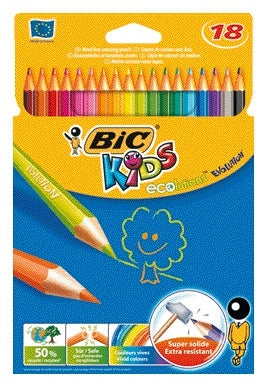 BIC Kids Evolution ECOlutions Houtloze Kleurpotloden 12 Stuks - 2