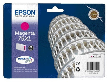 Epson 79XL Inktcartridge Rood (T7903) voor Bredere Printcapaciteit