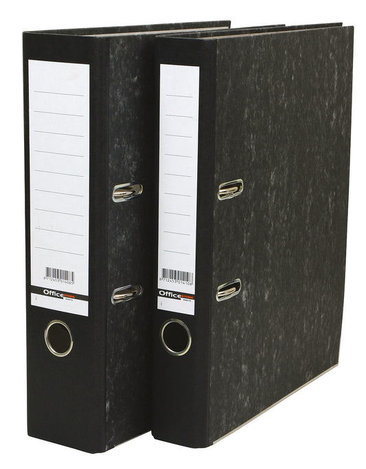 Qbasic A4 80mm Ordner van karton, gewolkt