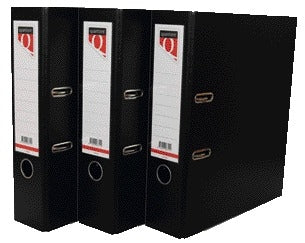 Quantore A4 80mm Zwarte PP Hefboordner - 2