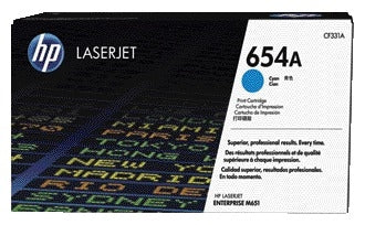 HP CF331A 654A Blauw Tonercartridge