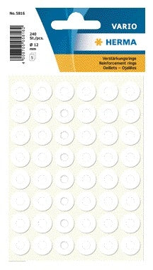 Herma versterkingsringen 12mm, 240 stuks
